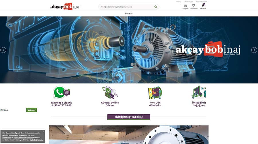 Akay Bobinaj - Web Sitesi