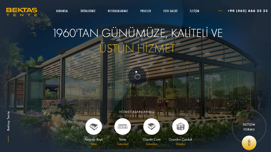 Bekta Tente - Web Sitesi