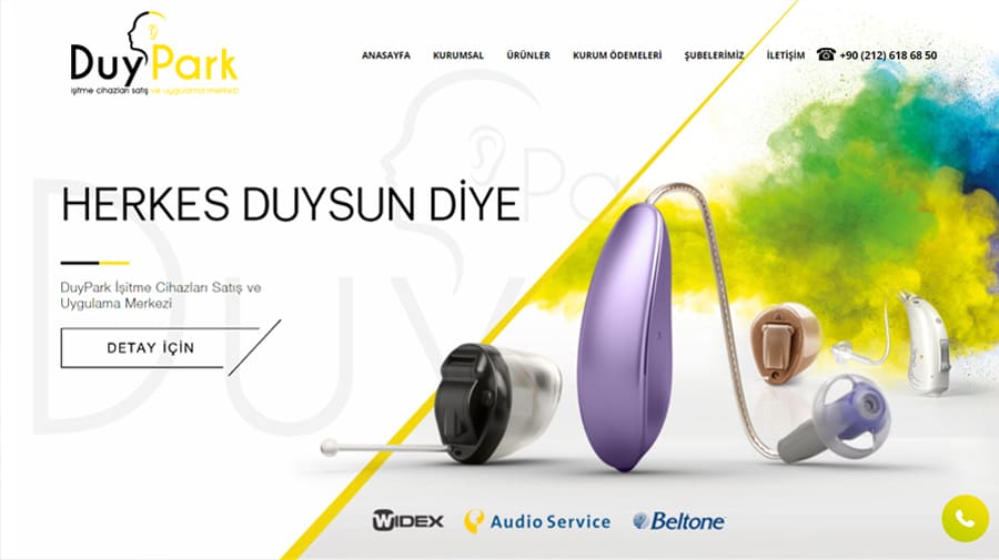 Duy Park - Web Sitesi
