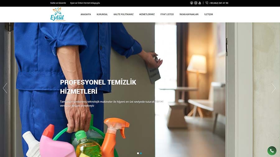 Eyll Temizlik - Web Sitesi