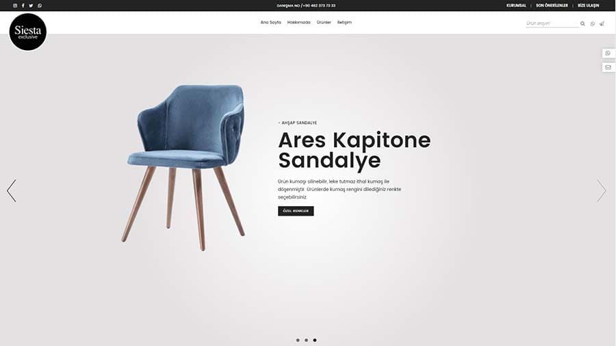 Hasbahe Mobilya - Web Sitesi
