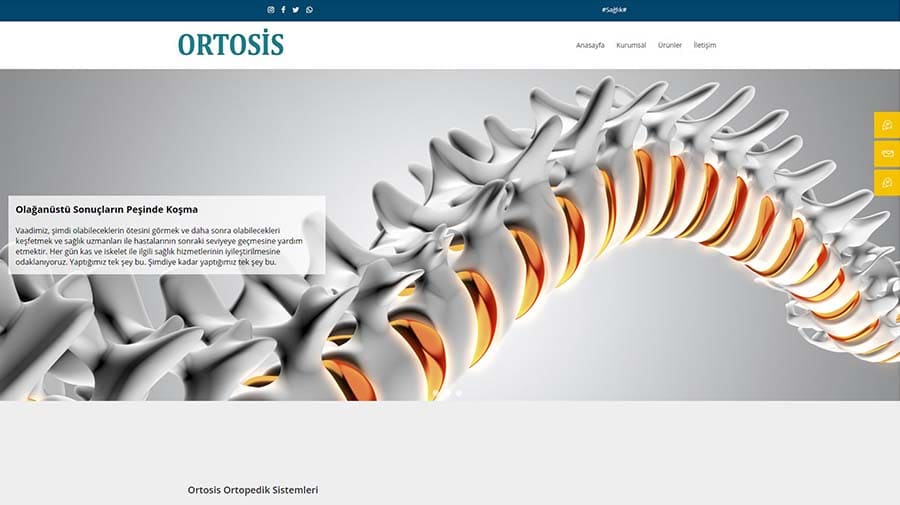 Ortosis - Web Sitesi