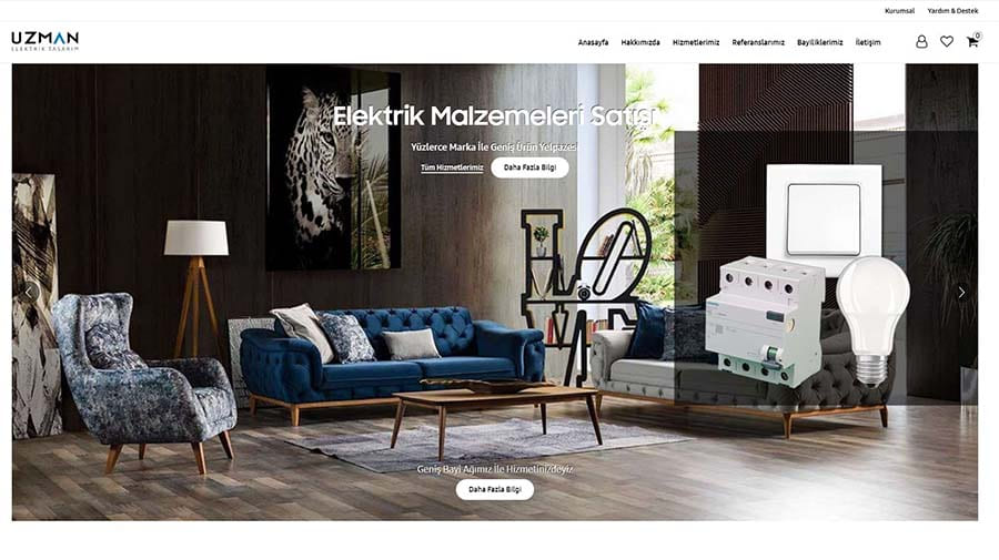 Uzman Elektrik - Web Sitesi
